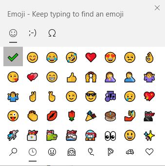 emojis on laptop windows 10 computer tricks
