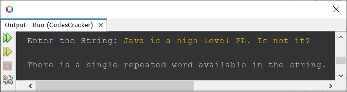 count number of duplicate words in string java
