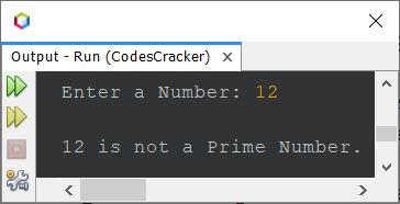 check prime number in java